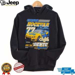 Carson Hocevar #77 Chili’s NASCAR Racing Team Retro Black T Shirt Carson Hocevar #77 Chili’s NASCAR Racing Team Retro Black T Shirt