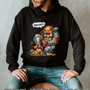 Cartoon Yautja Predator Warrior Sci Fi Fan Art T Shirt