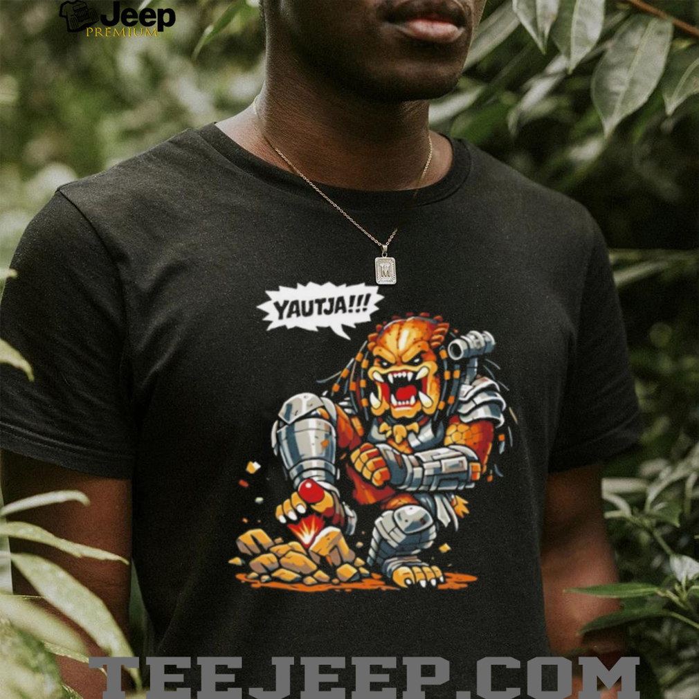 Cartoon Yautja Predator Warrior Sci Fi Fan Art T Shirt Cartoon Yautja Predator Warrior Sci Fi Fan Art T Shirt