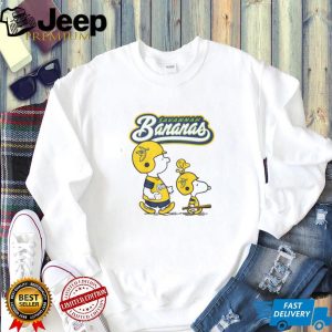 Charlie Brown and Snoopy Savannah Bananas Baseball T Shirt