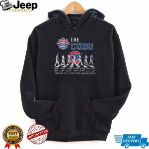 Chicago Cubs 150th Anniversary Abbey Road Signature Memories T Shirt Chicago Cubs 150th Anniversary Abbey Road Signature Memories T Shirt