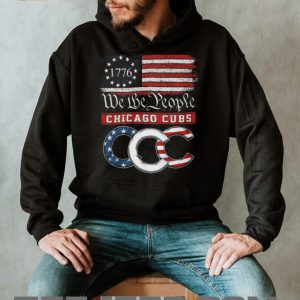 Chicago Cubs We The People 1776 Patriotic American Flag T Shirt
