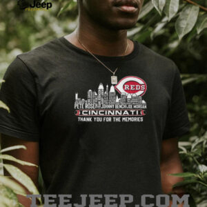 Cincinnati Reds Baseball Thank You For The Memories Players Signatures T Shirt