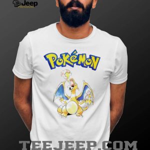 Classic Pokemon Charizard Fire Breathing Watercolor White T Shirt Classic Pokemon Charizard Fire Breathing Watercolor White T Shirt