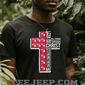Cleveland Guardians Baseball Cross “I Can Do All Things Through Christ” T Shirt