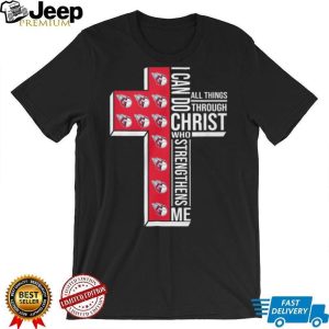 Cleveland Guardians Baseball Cross “I Can Do All Things Through Christ” T Shirt