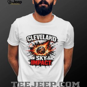 Cleveland Sky Impact Meteor Blast Graphic T Shirt (2) Cleveland Sky Impact Meteor Blast Graphic T Shirt (2)