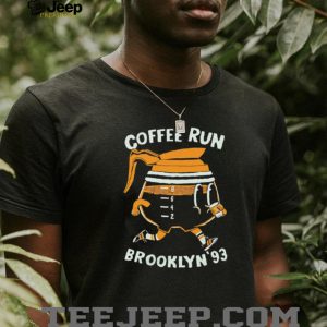 Coffee Run Brooklyn ’93 Retro Cartoon Caffeine T Shirt Coffee Run Brooklyn ’93 Retro Cartoon Caffeine T Shirt