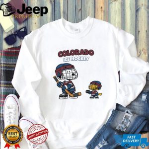 Colorado Ice Hockey Snoopy and Woodstock Graphic T Shirt Colorado Ice Hockey Snoopy and Woodstock Graphic T Shirt