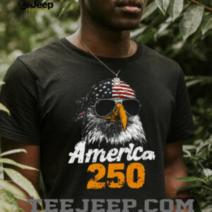 Cool American Eagle Sunglasses 250th Anniversary Patriotic Shirt
