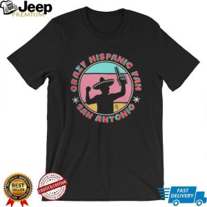 Crazy Hispanic Fan San Antonio Sombrero Silhouette Retro Style T Shirt Crazy Hispanic Fan San Antonio Sombrero Silhouette Retro Style T Shirt