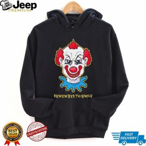 Creepy Killer Clown “Remember To Smile” Horror Graphic T Shirt Creepy Killer Clown “Remember To Smile” Horror Graphic T Shirt