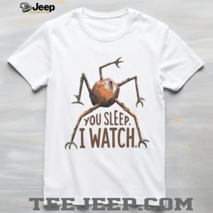 Creepy Rusty Robot Monster You Sleep I Watch T Shirt