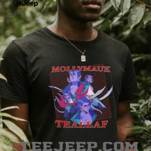 Critical Role Mollymauk Tealeaf Character Art Black Graphic T Shirt