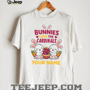 Custom Cardinals Easter Bunny Stuffed T Shirt