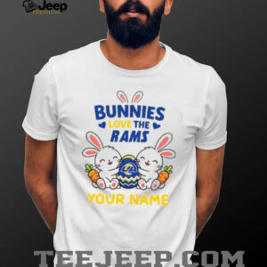 Custom Los Angeles Rams Bunny Plushie T Shirt