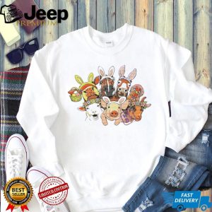 Cute Easter Farm Animals Bunny Ears T Shirt Cute Easter Farm Animals Bunny Ears T Shirt