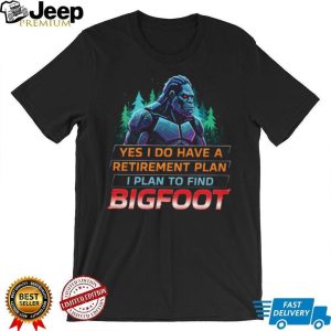 Cyberpunk Bigfoot Retirement Plan Sasquatch Researcher T Shirt Cyberpunk Bigfoot Retirement Plan Sasquatch Researcher T Shirt