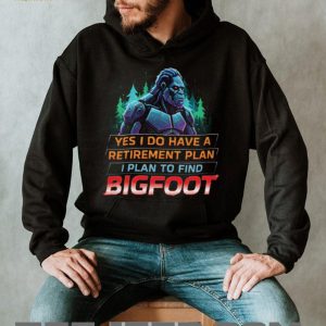 Cyberpunk Bigfoot Retirement Plan Sasquatch Researcher T Shirt