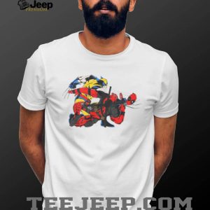 Deadpool vs Wolverine Marvel Superhero Graphic White T Shirt Deadpool vs Wolverine Marvel Superhero Graphic White T Shirt