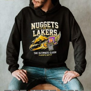 Denver Nuggets vs. LA Lakers “The Ultimate Clash” NBA Playoffs Battle T Shirt Denver Nuggets vs. LA Lakers “The Ultimate Clash” NBA Playoffs Battle T Shirt