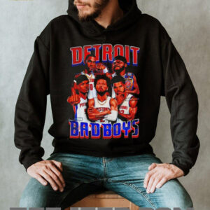 Detroit Basketball Bad Boys Vintage Graphic T Shirt