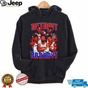 Detroit Basketball Bad Boys Vintage Graphic T Shirt