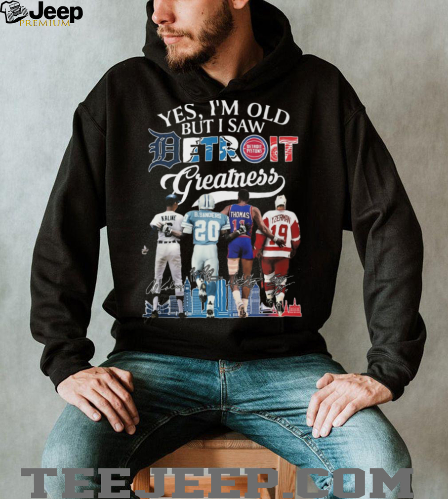 Detroit Greatness Kaline Sanders Thomas Yzerman Legends T Shirt Detroit Greatness Kaline Sanders Thomas Yzerman Legends T Shirt