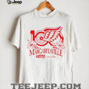 Detroit Red Wings x Margaritaville Kona Big Wave Liquid Aloha Shirt