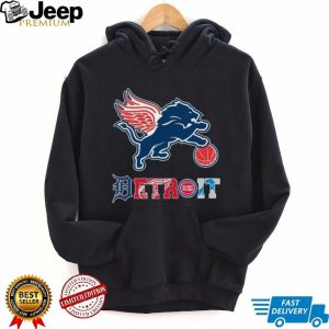 Detroit Sports “City of Champions” Logo Mashup T Shirt
