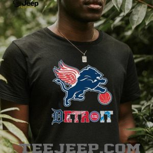 Detroit Sports “City of Champions” Logo Mashup T Shirt