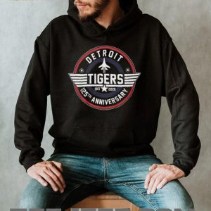 Detroit Tigers 125th Anniversary 1901 2026 Fighter Jet Style Logo T Shirt