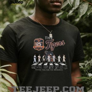 Detroit Tigers 125th Anniversary Abbey Road Signature Legends T Shirt