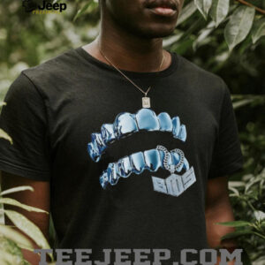 Diamond Grillz with BMS Pendant Hip Hop Graphic T Shirt