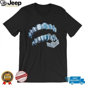 Diamond Grillz with BMS Pendant Hip Hop Graphic T Shirt