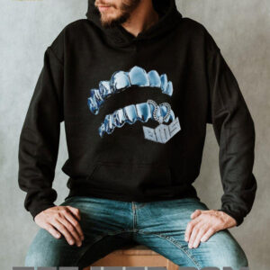 Diamond Grillz with BMS Pendant Hip Hop Graphic T Shirt