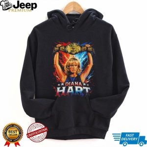 Diana Hart Wrestling Champion Gold Belt Graphic T Shirt Diana Hart Wrestling Champion Gold Belt Graphic T Shirt