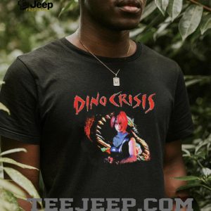 Dino Crisis Regina Retro Video Game Survival Horror Black T Shirt