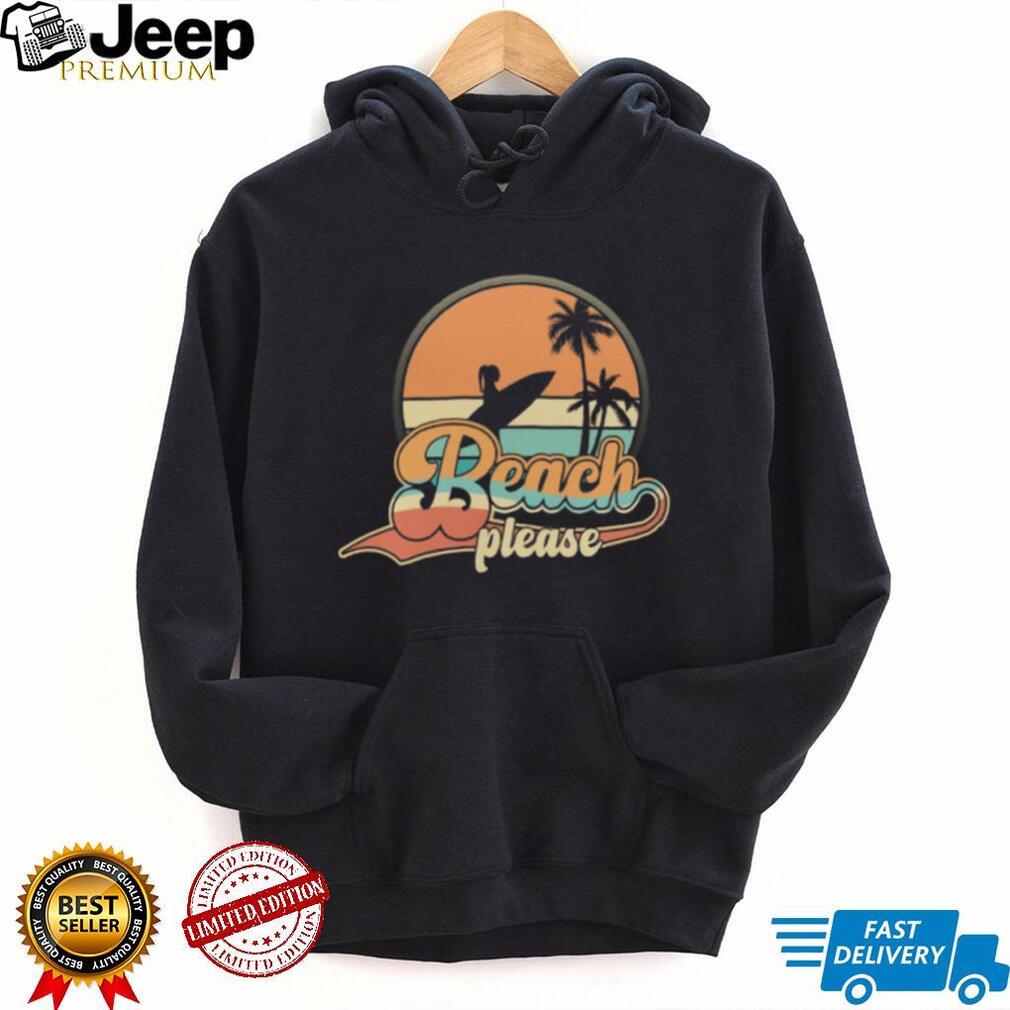 Retro Beach Please Surfer Girl Sunset Vintage T Shirt Retro Beach Please Surfer Girl Sunset Vintage T Shirt