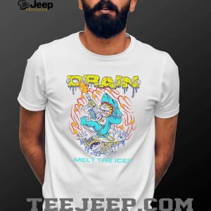 Drain Melt The Ice Shark Creature Surreal Art Graphic T shirt Drain Melt The Ice Shark Creature Surreal Art Graphic T shirt
