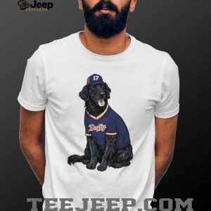 Duffy the Black Dog Baseball Player Jersey Mascot Graphic T Shirt