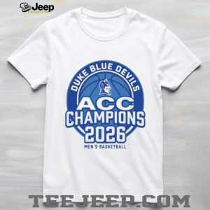 Duke Blue Devils ACC Champions 2026 Men's Basketball T Shirt