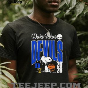 Duke Blue Devils Snoopy 2026 NCAA Basketball Graphic T shirt