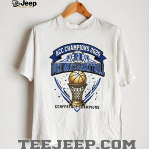Duke Men’s Basketball 2026 ACC Conference Champions Graphic T Shirt Duke Men’s Basketball 2026 ACC Conference Champions Graphic T Shirt