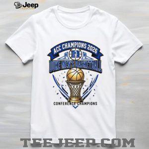 Duke Men's Basketball 2026 ACC Conference Champions Graphic T Shirt
