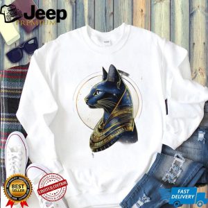Egyptian Bastet Cat Goddess Cosmic Starry Art T Shirt