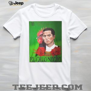 El Gallo Negro Miklo Blood In Blood Out Chicano Art T Shirt