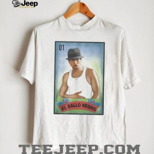 El Gallo Negro Miklo Loteria Card Blood In Blood Out T Shirt El Gallo Negro Miklo Loteria Card Blood In Blood Out T Shirt