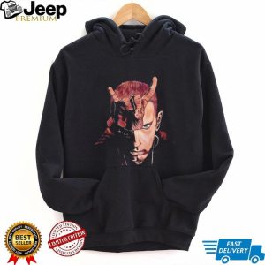 Eminem Slim Shady Rock On Portrait Graphic T Shirt Eminem Slim Shady Rock On Portrait Graphic T Shirt