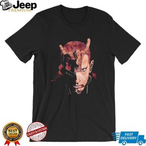 Eminem Slim Shady Rock On Portrait Graphic T Shirt